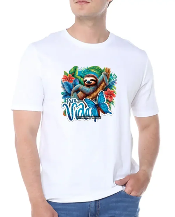 Camiseta Ecológica Osito Perezoso
