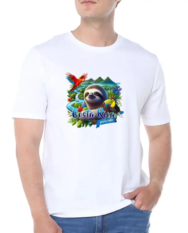 Camiseta Ecológica Perezoso con lapa